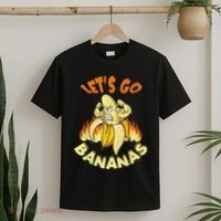 LetS Go Banana Muscle Banana Meme Funny Banana T-Shirt thumb 2