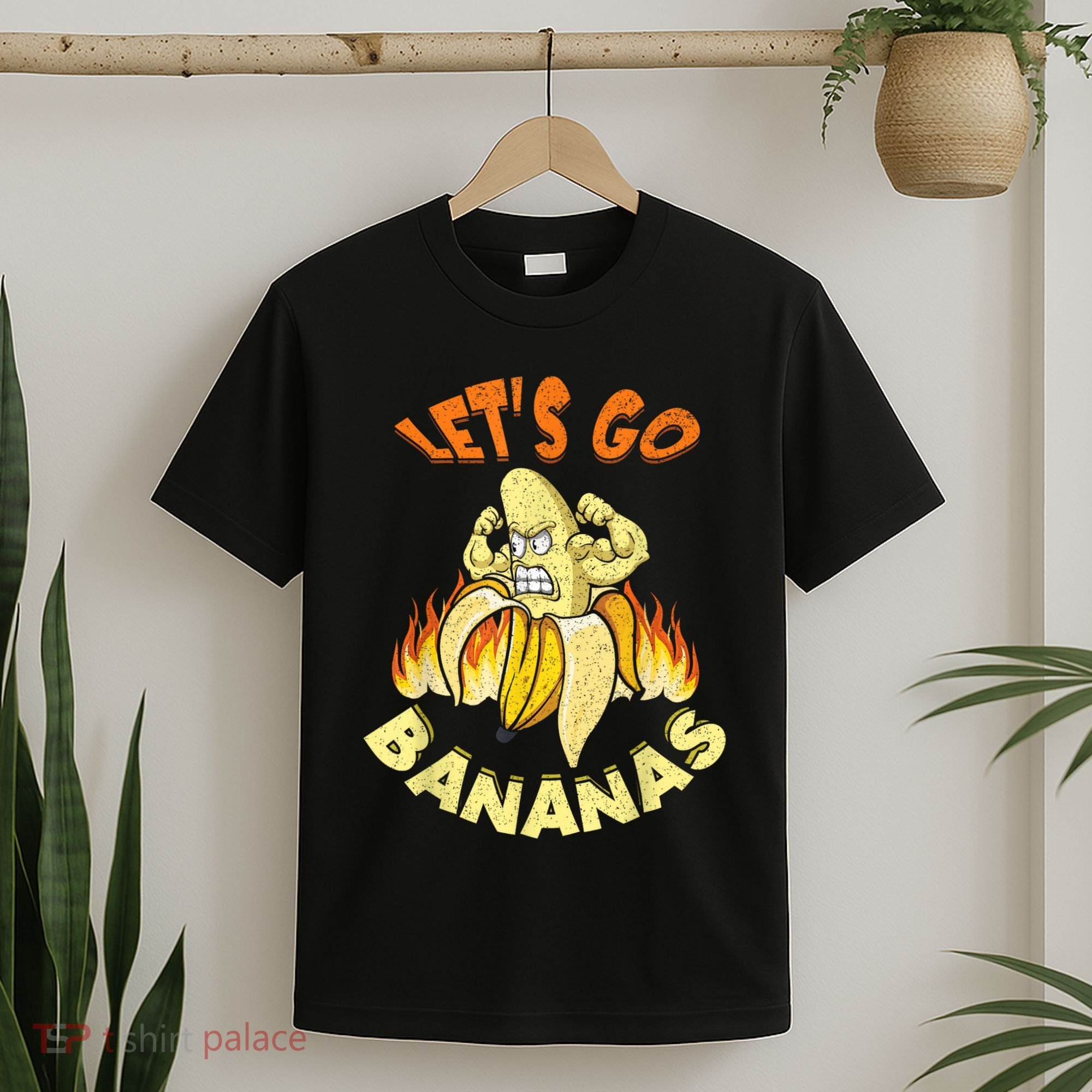 LetS Go Banana Muscle Banana Meme Funny Banana T-Shirt