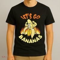 LetS Go Banana Muscle Banana Meme Funny Banana T-Shirt thumb 3
