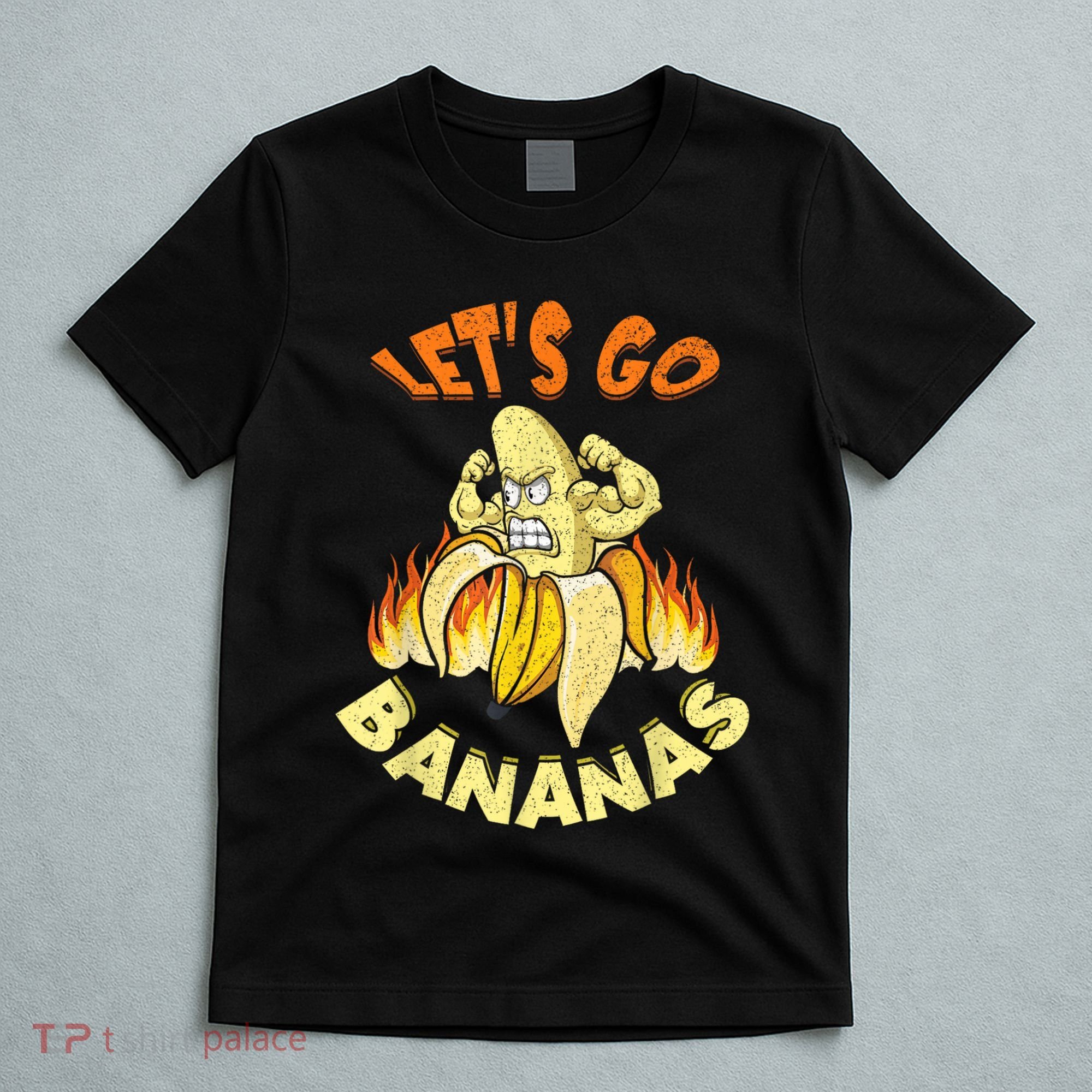 LetS Go Banana Muscle Banana Meme Funny Banana T-Shirt