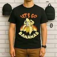 LetS Go Banana Muscle Banana Meme Funny Banana T-Shirt thumb 6