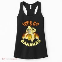 LetS Go Banana Muscle Banana Meme Funny Banana Women's Tank Top thumb 0