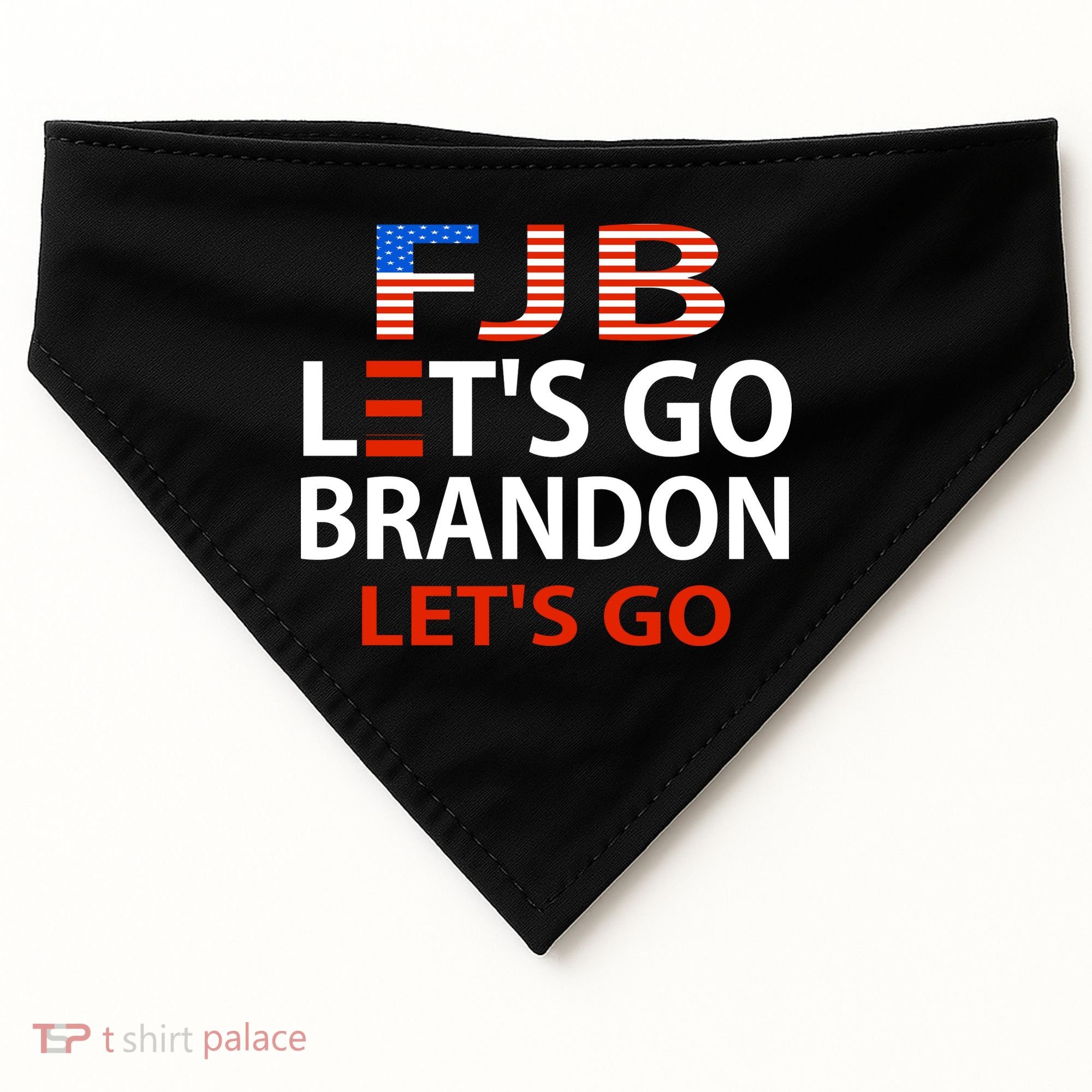 Let's Go Brandon Let's Go USA-Made Doggie Bandana