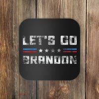 Let’s Go Brandon Conservative US Flag Gifts Coaster thumb 0