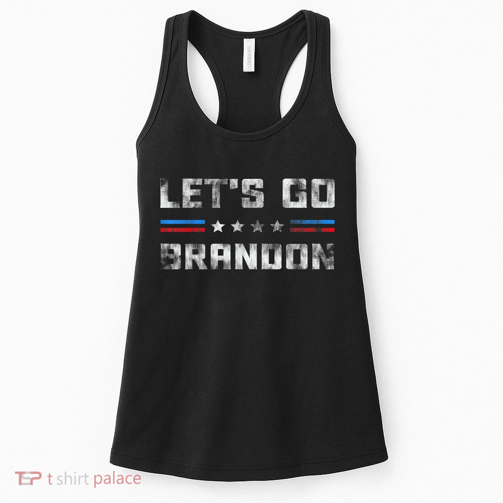 Let’s Go Brandon Conservative US Flag Gifts Women's Tank Top