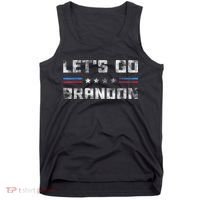 Let’s Go Brandon Conservative US Flag Gifts Tank Top thumb 0