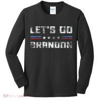 Let’s Go Brandon Conservative US Flag Gifts Kids Long Sleeve Shirt thumb 0
