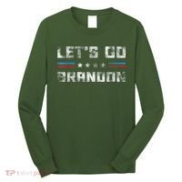 Let’s Go Brandon Conservative US Flag Gifts Long Sleeve Shirt thumb 0