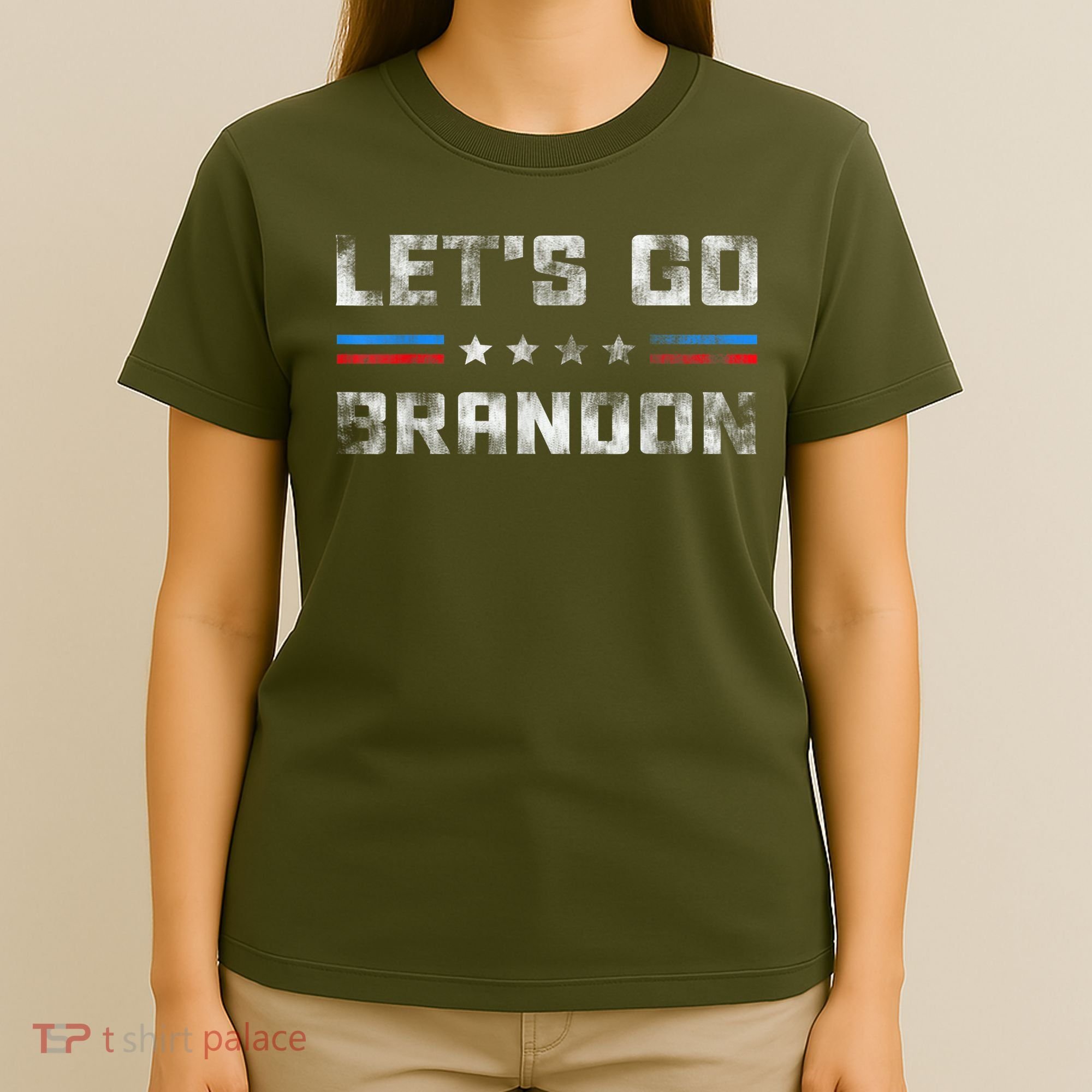 Let’s Go Brandon Conservative US Flag Gifts T-Shirt
