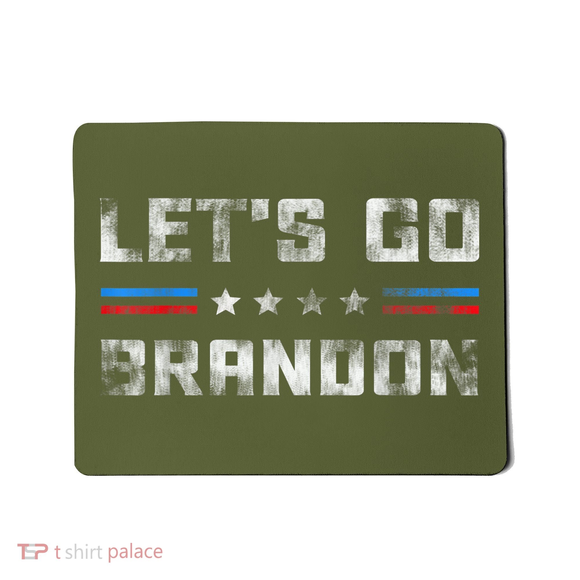 Let’s Go Brandon Conservative US Flag Gifts Mousepad