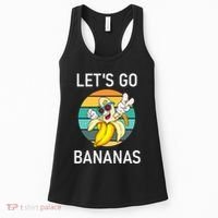 LetS Go Bananas Funny Jokes Sarcastic Sayings Women's Tank Top thumb 0