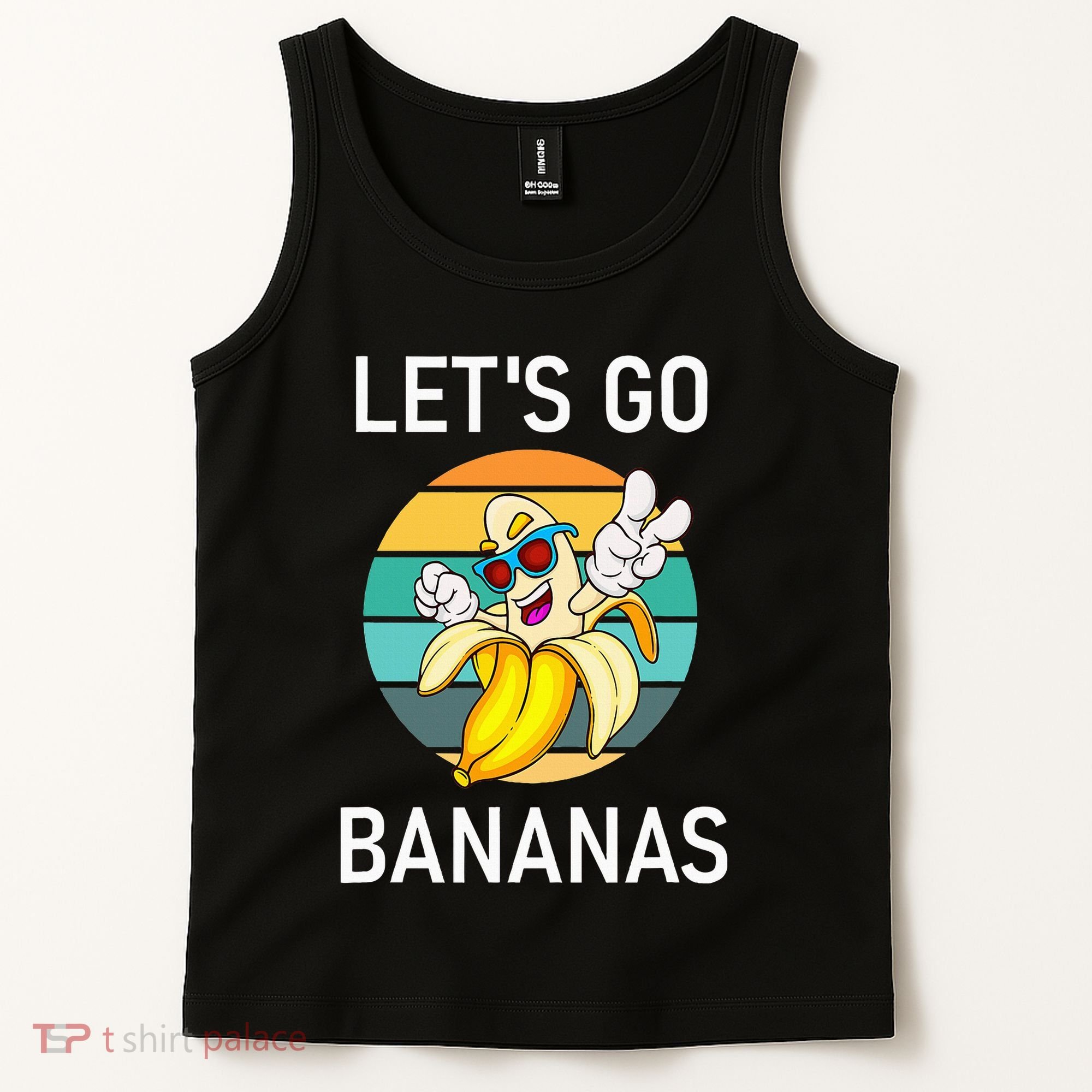 LetS Go Bananas Funny Jokes Sarcastic Sayings Tank Top
