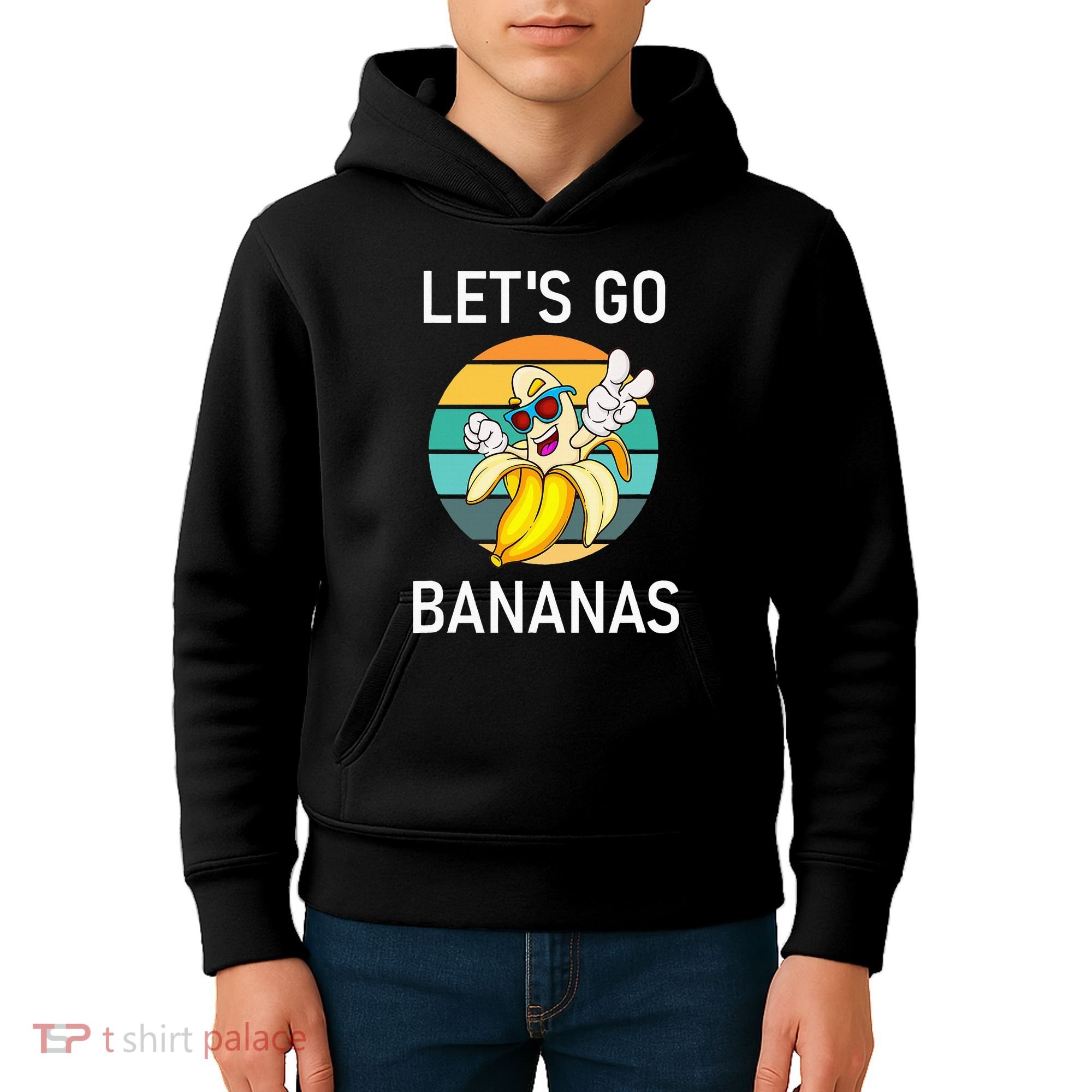 LetS Go Bananas Funny Jokes Sarcastic Sayings Kids Hoodie