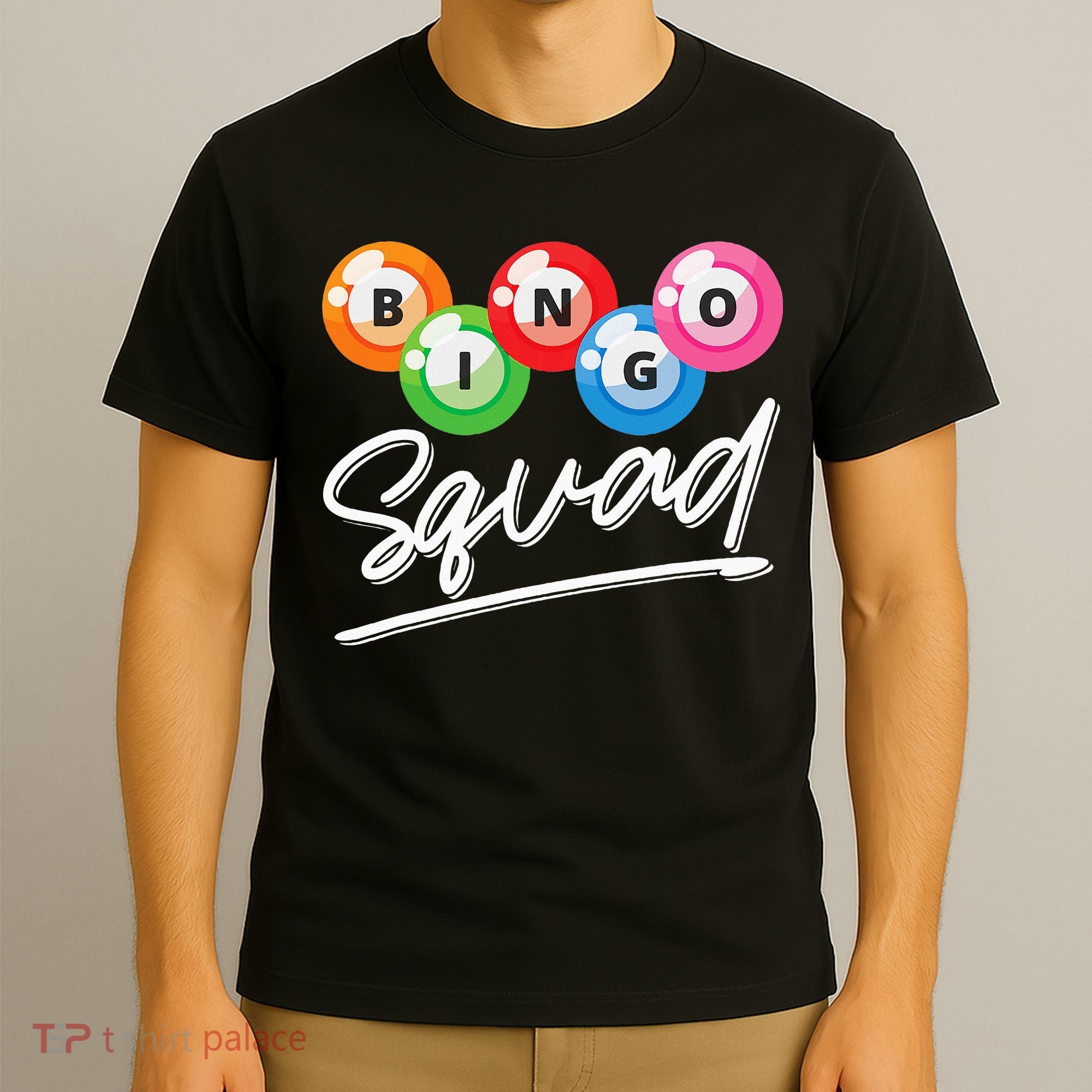 Lottery Gambling Bingo Squad Lotto Bingo Player Bingo T-Shirt
