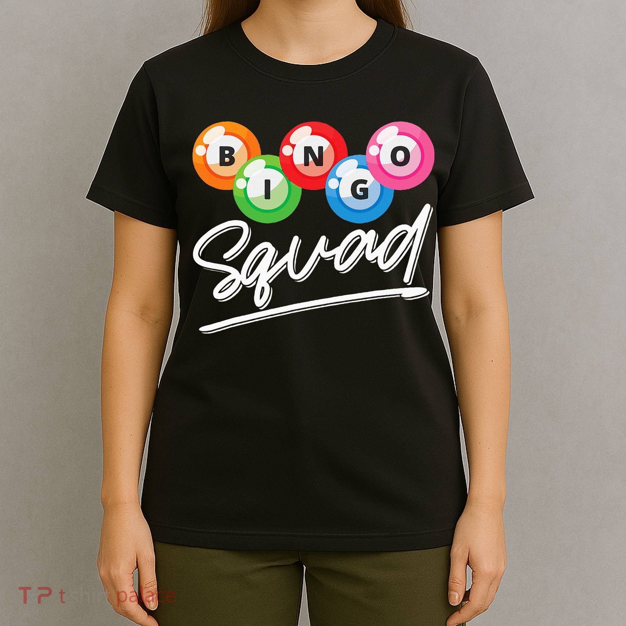 Lottery Gambling Bingo Squad Lotto Bingo Player Bingo T-Shirt