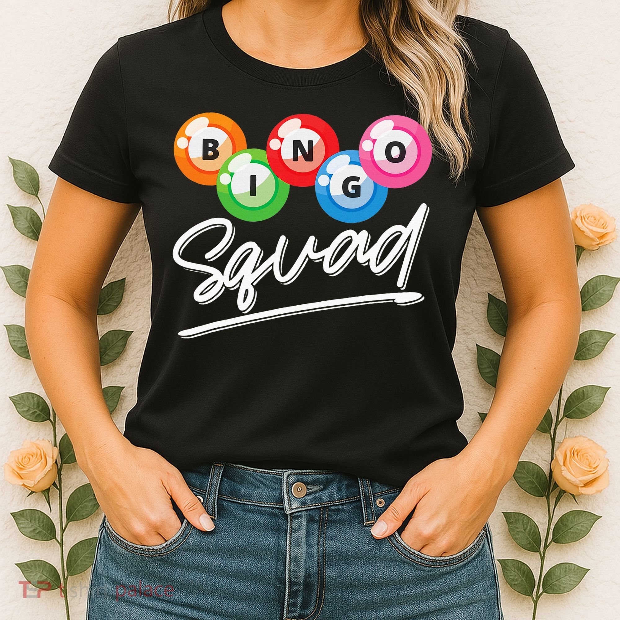 Lottery Gambling Bingo Squad Lotto Bingo Player Bingo Women's T-Shirt