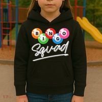 Lottery Gambling Bingo Squad Lotto Bingo Player Bingo Kids Hoodie thumb 3