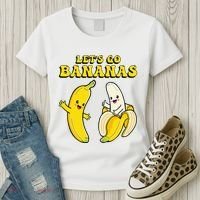 LetS Go Bananas Women's T-Shirt thumb 3