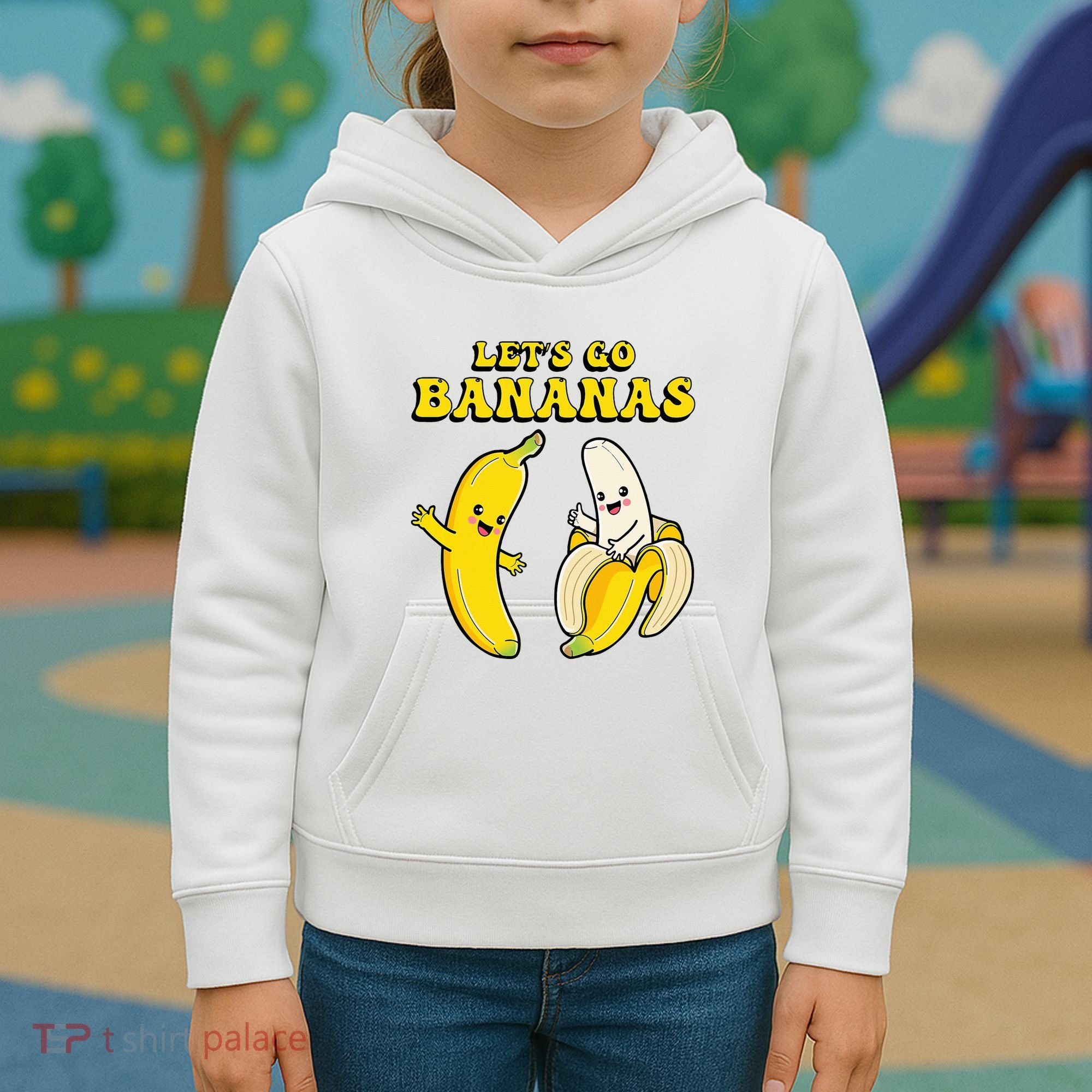 LetS Go Bananas Kids Hoodie