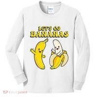 LetS Go Bananas Kids Long Sleeve Shirt thumb 0