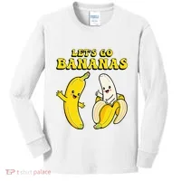 LetS Go Bananas Kids Long Sleeve Shirt thumb 0