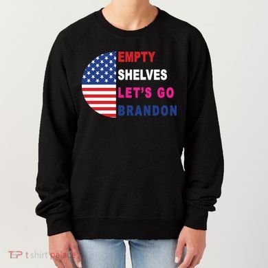 Lets Go Brandon Meme Classic American Flag Half Circle Women's Sweatshirt