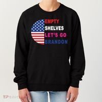 Lets Go Brandon Meme Classic American Flag Half Circle Women's Sweatshirt thumb 0