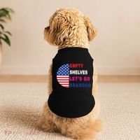 Lets Go Brandon Meme Classic American Flag Half Circle Doggie Tank thumb 2
