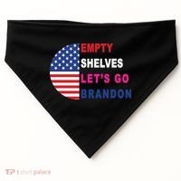 Lets Go Brandon Meme Classic American Flag Half Circle USA-Made Doggie Bandana thumb 0