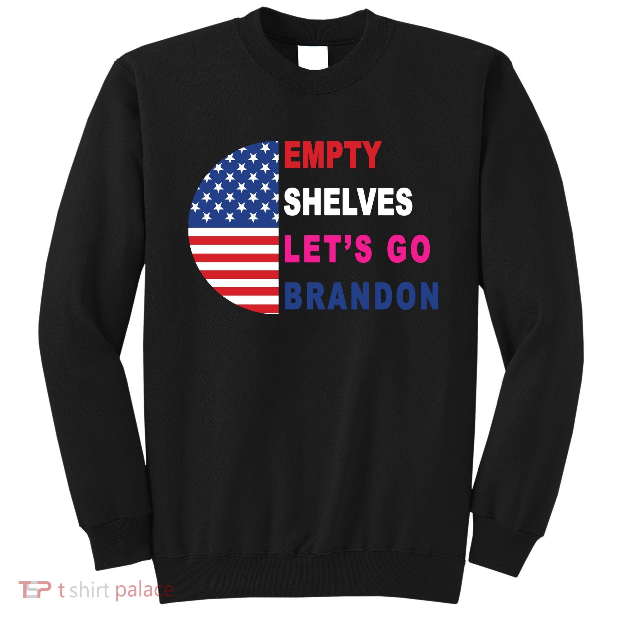 Lets Go Brandon Meme Classic American Flag Half Circle Sweatshirt