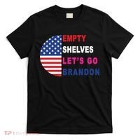 Lets Go Brandon Meme Classic American Flag Half Circle T-Shirt thumb 0