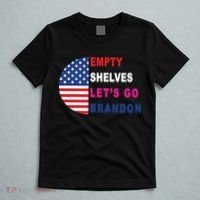 Lets Go Brandon Meme Classic American Flag Half Circle T-Shirt thumb 5