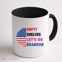 Lets Go Brandon Meme Classic American Flag Half Circle Coffee Mug thumb 1