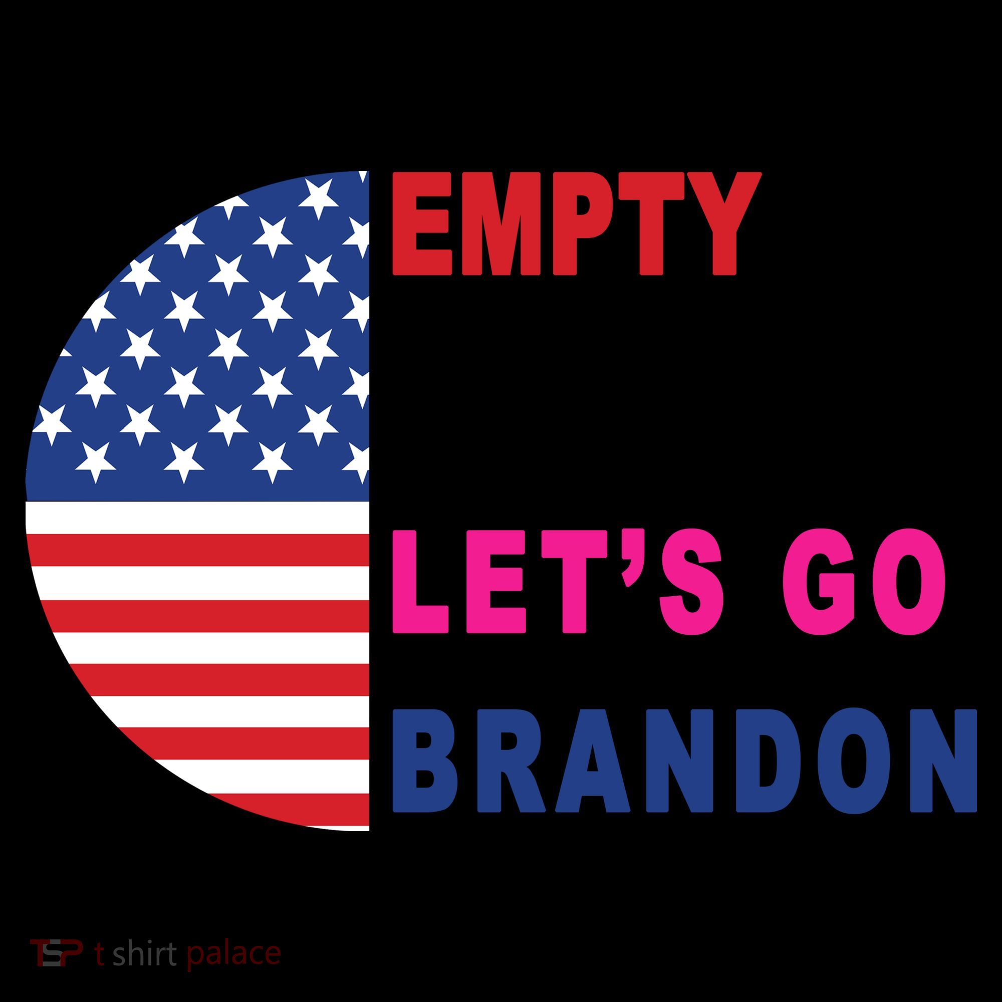 Lets Go Brandon Meme Classic American Flag Half Circle Coffee Mug
