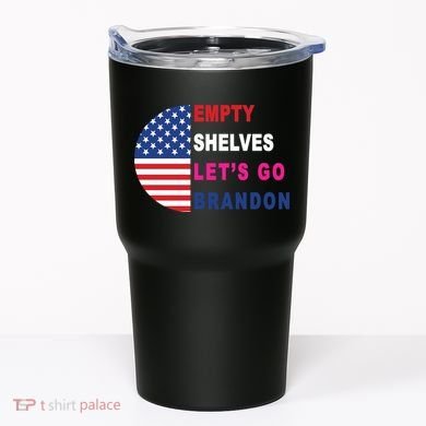 Lets Go Brandon Meme Classic American Flag Half Circle Tumbler