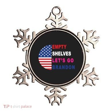 Lets Go Brandon Meme Classic American Flag Half Circle Ornament