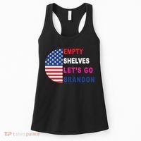 Lets Go Brandon Meme Classic American Flag Half Circle Women's Tank Top thumb 0