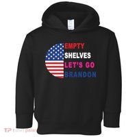 Lets Go Brandon Meme Classic American Flag Half Circle Toddler Hoodie thumb 0
