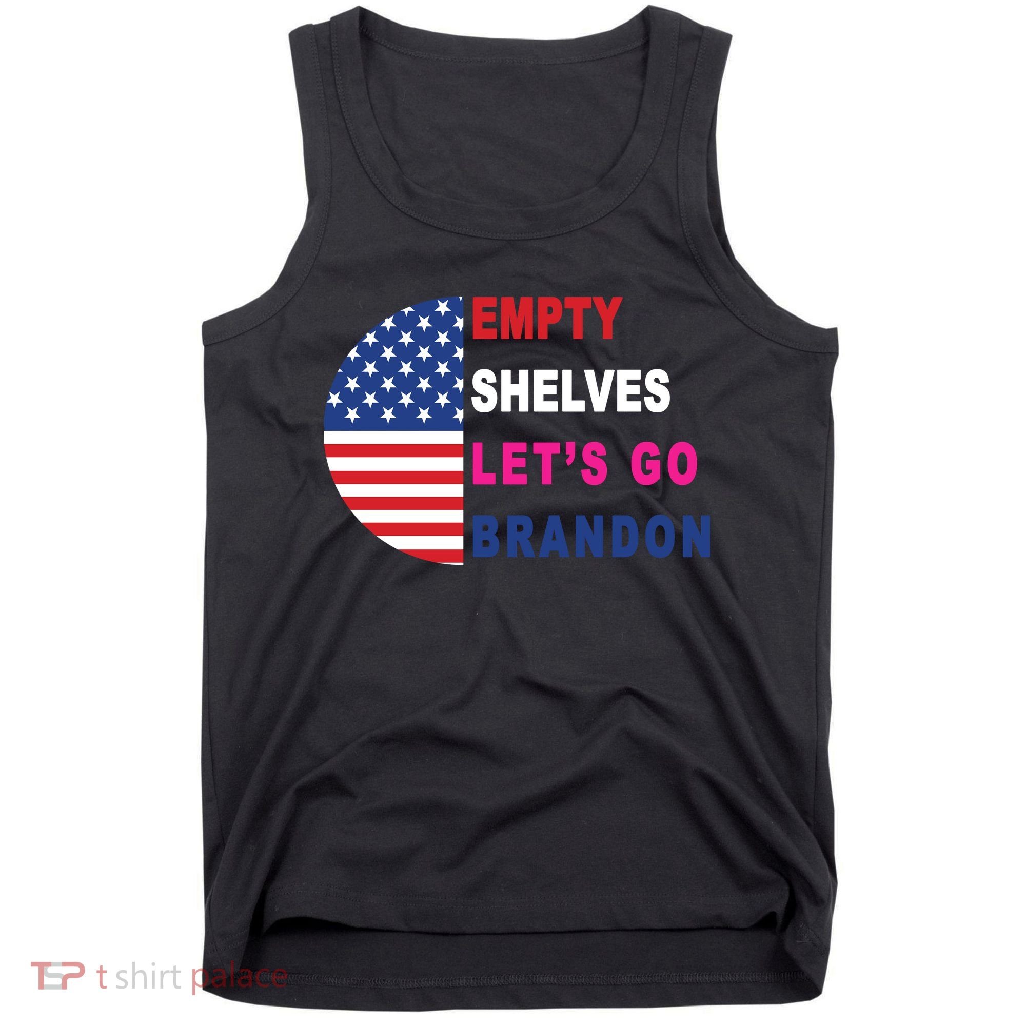 Lets Go Brandon Meme Classic American Flag Half Circle Tank Top