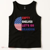 Lets Go Brandon Meme Classic American Flag Half Circle Tank Top thumb 2
