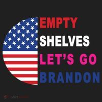 Lets Go Brandon Meme Classic American Flag Half Circle Golf Towel thumb 3