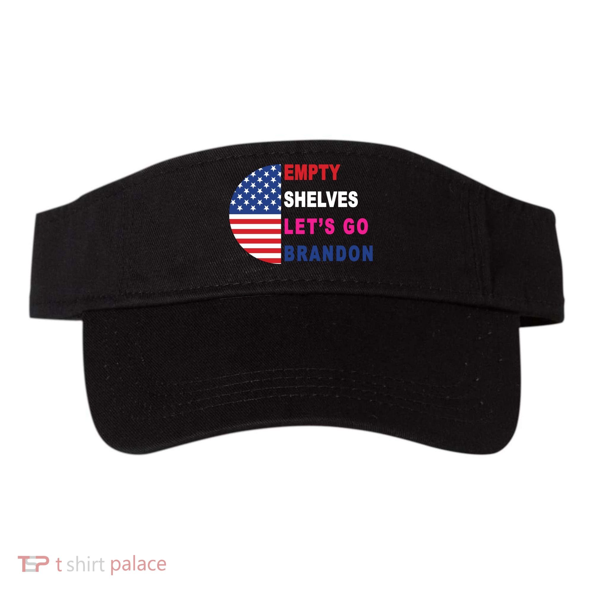 Lets Go Brandon Meme Classic American Flag Half Circle Visor
