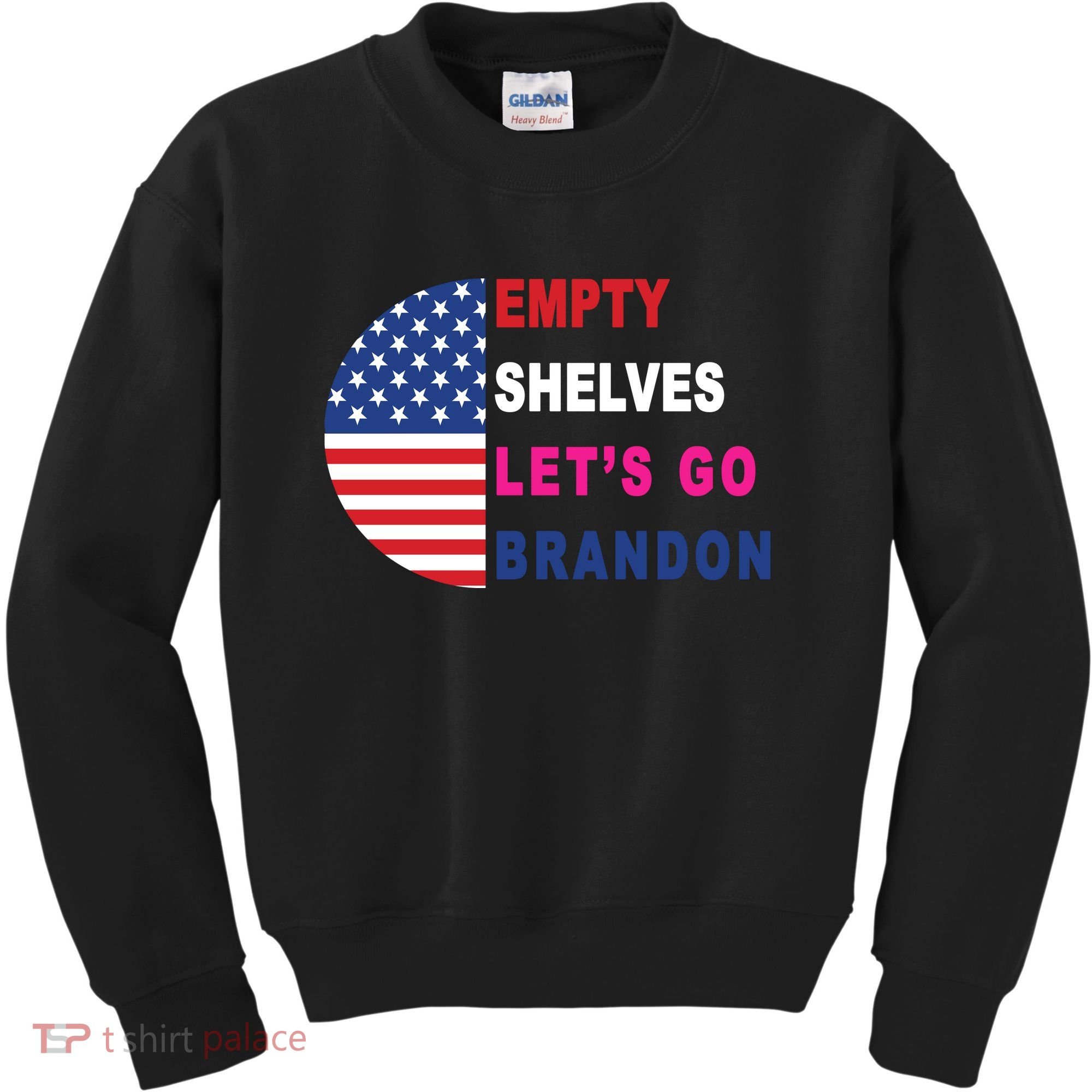 Lets Go Brandon Meme Classic American Flag Half Circle Kids Sweatshirt