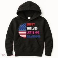 Lets Go Brandon Meme Classic American Flag Half Circle Kids Hoodie thumb 0