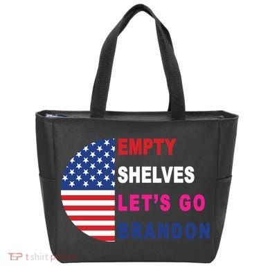 Lets Go Brandon Meme Classic American Flag Half Circle Tote Bag