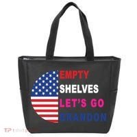 Lets Go Brandon Meme Classic American Flag Half Circle Tote Bag thumb 0