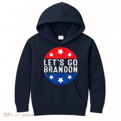 Let's Go Brandon Retro Vintage Design Kids Hoodie