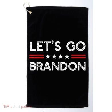 Let’s Go Brandon Conservative US Flag Gift Golf Towel