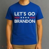 Let’s Go Brandon Conservative US Flag Gift T-Shirt thumb 3