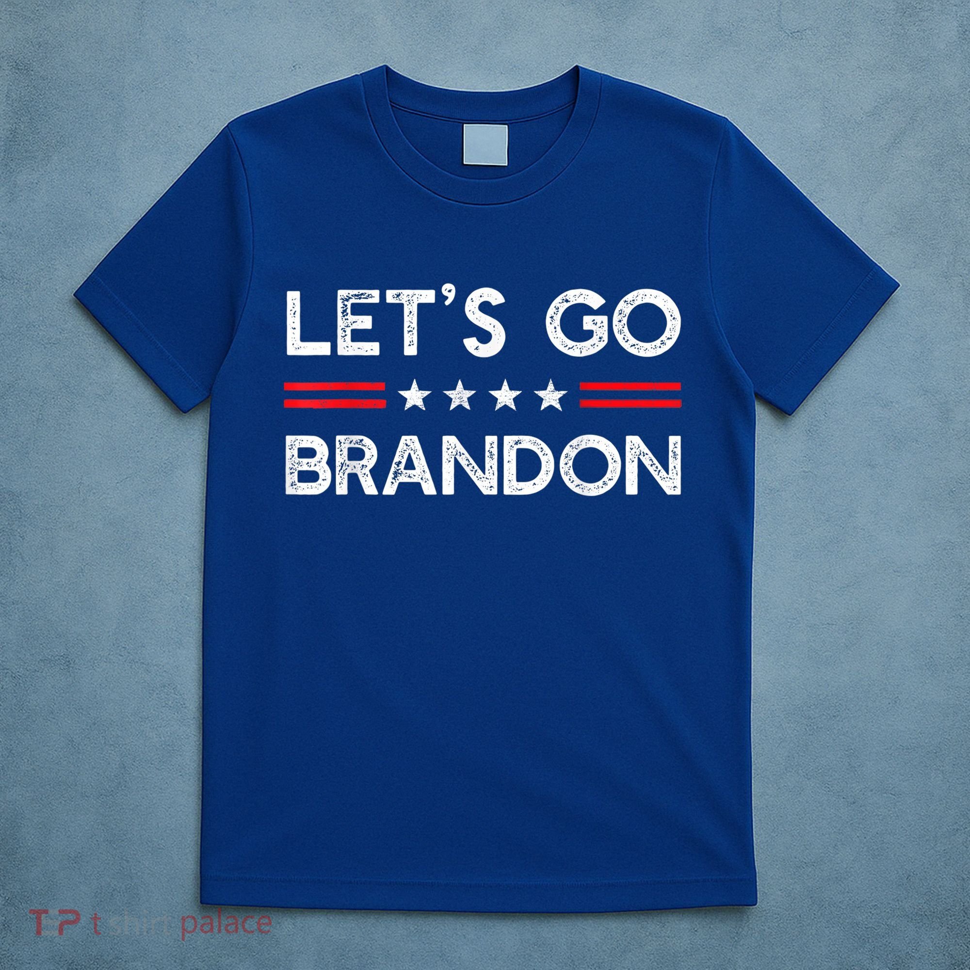 Let’s Go Brandon Conservative US Flag Gift T-Shirt